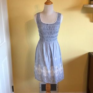 Blue Max Studio tank eyelet dress, size XS